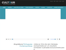 Tablet Screenshot of cultour.com.pt